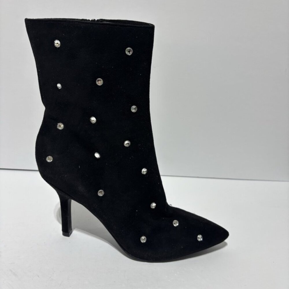 Mia Women’s Black Heeled Booties, Size 9 M